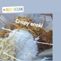 What i ordered at Indo Vegan in Jakarta