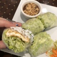 Summer rolls with peanut sauce  at Saigon Palace in Edgewater