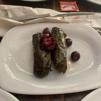 Wine leaves stuffed  at Galata Kitchen in Istanbul
