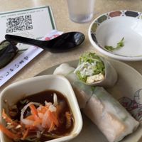 Tofu spring roll  at The Golden Turtle in Toronto