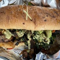 Pacific NW Philly sandwich at A Broken Angel - Food Cart + Catering in Bend