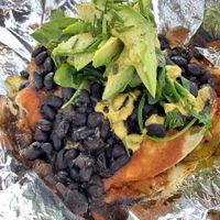 Enchiladas  at A Broken Angel - Food Cart + Catering in Bend