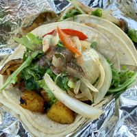 Potato Tacos at A Broken Angel - Food Cart + Catering in Bend