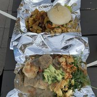 Breakfast Sandwich and Big Country Combo 🤤  at A Broken Angel - Food Cart + Catering in Bend