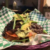 Enchilada Short Stack at A Broken Angel - Food Cart + Catering in Bend