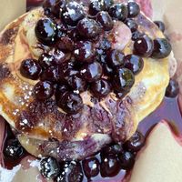 Griddle cakes   at A Broken Angel - Food Cart + Catering in Bend