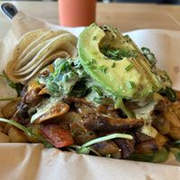 Wild Mushroom Hash  at A Broken Angel - Food Cart + Catering in Bend