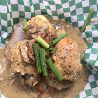 Biscuits and gravy at A Broken Angel - Food Cart + Catering in Bend