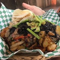 Mount Bachelor Hash! Mmmm!  at A Broken Angel - Food Cart + Catering in Bend