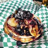 Best pancakes in town!  at A Broken Angel - Food Cart + Catering in Bend