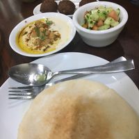 Vegan platter  at Hummus Elijah in Makati