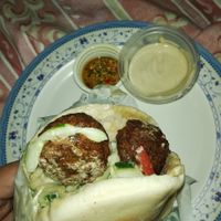 Needs onions for that extra bite. at Hummus Elijah in Makati