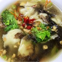 Mee Hoon Kueh $3.80 at Shi Song Vegetarian 实颂素食 in West Singapore