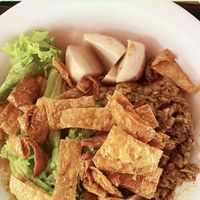 Bak Choy mee at Shi Song Vegetarian 实颂素食 in West Singapore