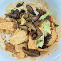 Mushroom kway Teow  at Shi Song Vegetarian 实颂素食 in West Singapore