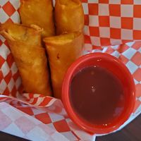 Egg rolls at Green Leaves in Los Angeles