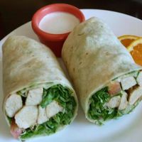 Seitan wrap at Green Leaves in Los Angeles