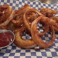Onion rings  at Green Leaves in Los Angeles