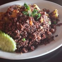 Pineapple fried rice at Green Leaves in Los Angeles