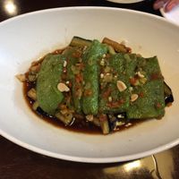Eggplant with paprika in an unbelievable sauce 😍 at SUHU 素虎 - Fulllink Plaza in Beijing