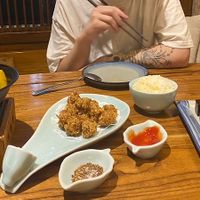 The little balls were the thing we ordered  at Ye Bo Zhai in Beijing