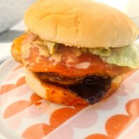 Vegan Tower Burger at The Burgerie in Auckland