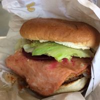 vegan burger  at The Burgerie in Auckland