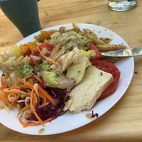   at Vegan Surf Camp in Moliets