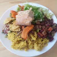 best food from the vegan surf camp at Vegan Surf Camp in Moliets
