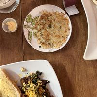 Potato pancake  at The Purple Rooster Cafe in Attleboro