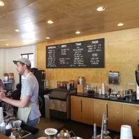 menu at Elemental Coffee in Oklahoma City