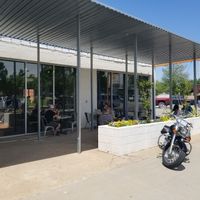 entrance at Elemental Coffee in Oklahoma City