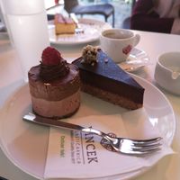 Vegan cakes at Vis a Vis Vincek Cake and Ice Cream in Zagreb