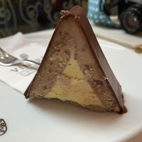 Hazelnut triangle  at Vis a Vis Vincek Cake and Ice Cream in Zagreb