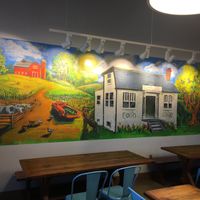 Mural at Cafe 67 in Newark