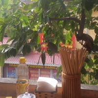 View from the balcony at Noodle & Roll in Hanoi