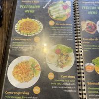 Menu  at Noodle & Roll in Hanoi
