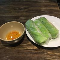 Fresh veggie rolls with pineapple - there were 4! at Noodle & Roll in Hanoi
