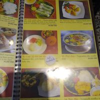 Menu at Noodle & Roll in Hanoi