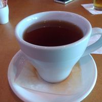 Full page of teas to choose from served in extra large cups. at Taproot Lounge & Cafe in Salem