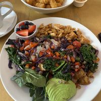 Vegan Great Start with Vegan tots   at Taproot Lounge & Cafe in Salem