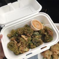 Roasted Broccoli! at Taproot Lounge & Cafe in Salem