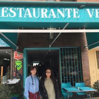 excellent salad bar  at Vegan Bowl in Bogota