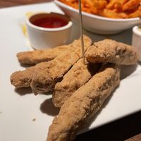 Gardein Chkn Tenders with Nashville Hot oil ots  at Yard House in Indianapolis