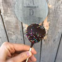 Vegan cake pop at Mason Dixon Bakery & Bistro in Huntsville