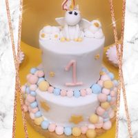 Unicorn bday cake  at Mason Dixon Bakery & Bistro in Huntsville