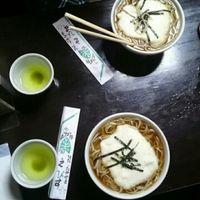 sweet potato and seaweed soba at Ebisu Soba in Takayama