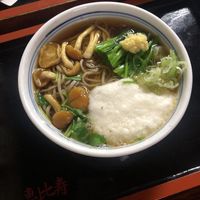 Vegan soba  at Ebisu Soba in Takayama