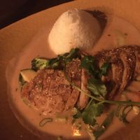 darkwin duck - „duck“ in peanut sauce at Rou Vegetarian in Berlin