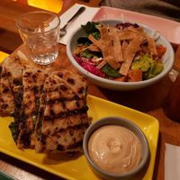 Herbed mushroom quesadillas at Fonda in Melbourne